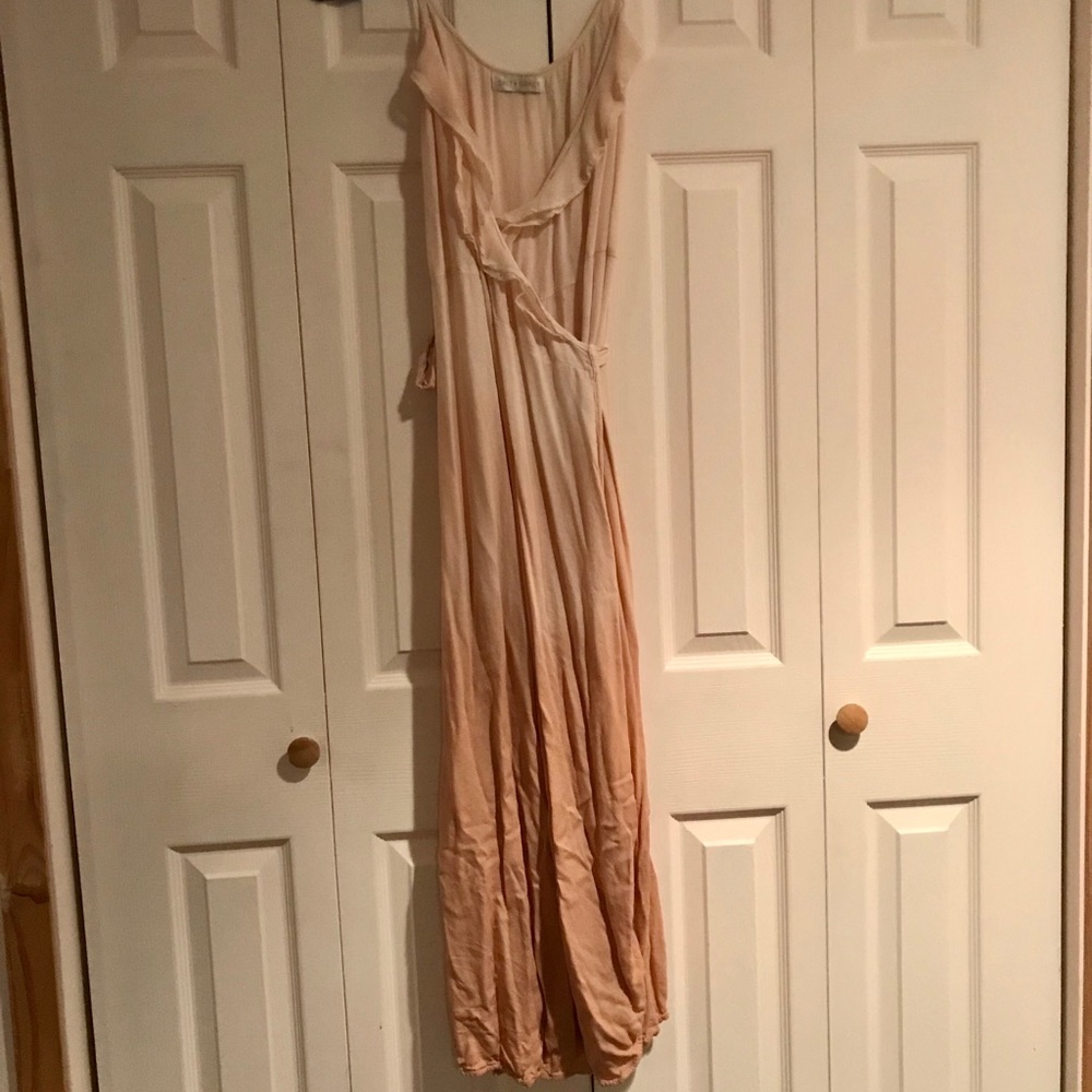 Tiare Hawaii Salt and Grace Dip Dye Wrap Dress M